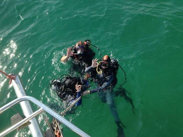 Diving on the Caspian Sea
